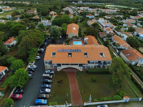 hotel l oceane vue aerienne facade